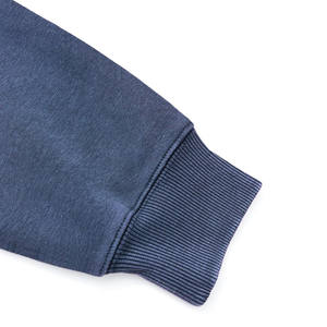 Sudadera con capucha de lavado ácido desgastado personalizada 100% algodón Streetwear Oversize Heavyweight Men's Fleece Hooded Top Diseño de patrón sólido - Product Image 1