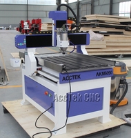 Graveur CNC de bureau 6090, petite machine de travail du bois pour la publicité, équipement de fraisage et de gravure CNC de précision