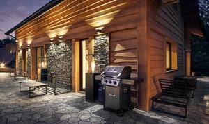 Hotel di lusso in legno di <span class=keywords><strong>pino</strong></span>/cabina di tronchi/chalet per le vacanze - Product Image 6