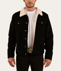 Prix usine vestes en toile respirante pour hommes doublure matelassée et manches côtelées vestes à la mode pour hommes pour la saison d'hiver - Product Image 2