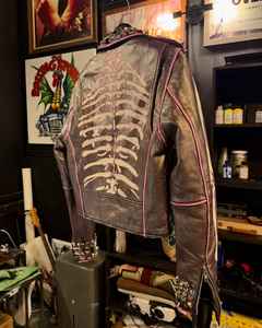 2025 Men's Reversible Breathable Water-Proof Plus Size Leather Jacket with Unique Logo Best Price Wholesale <b>for</b> <b>Sale</b> - Product Image 4