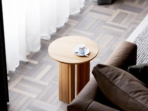 Mesa auxiliar de roble macizo, mesa auxiliar minimalista moderna hecha a mano, diseño escandinavo ecológico, dormitorio de madera Natural, sala de estar - Product Image 5