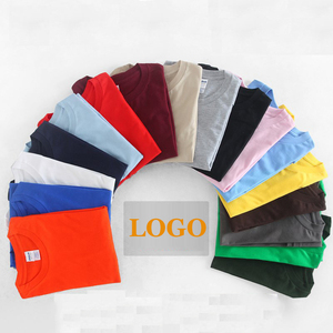 210gsm logo personnalisé haute qualité 100% coton col rond T-shirt à manches courtes vêtements de travail publicité T-shirt pour hommes - Product Image 3