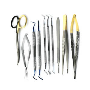 Juego de Instrumentos de Microcirugía Manual de Acero Inoxidable Personalizable de Alta Calidad Clase I, Cirugía Oral Dental, Certificado CE MFDS - Product Image 1
