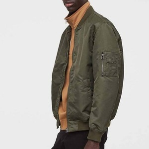 Chaquetas de bombardero impermeables de invierno de manga larga para hombre de High Street Servicio OEM Stand Collar para Primavera en Pakistán 2025 - Product Image 2