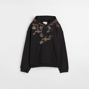 Streetwear Custom logo Rhinestone <b>Hoodie</b> Custom <b>Thick</b> Pullover High Quality <b>Men</b> Rhinestone hoodies - Product Image 1