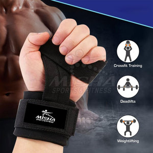 Nouvelles tendances Sangles de poignet d'haltérophilie sur mesure Sangles de poignet d'haltérophilie réglables avec logo personnalisé - Product Image 3