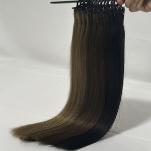 <span class=keywords><strong>Cheveux</strong></span> humains vierges européens Remy pour extensions, couleur <span class=keywords><strong>sel</strong></span> <span class=keywords><strong>et</strong></span> <span class=keywords><strong>poivre</strong></span>, 24 pouces, 50g, résistants à la chute, doux <span class=keywords><strong>et</strong></span> brillants - Product Image 6