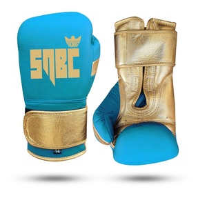 ถุงมือชกมวยหนังเทียม10oz 12oz 14oz 16oz ถุงมือฝึกมวยไทยหนังเทียม - Product Image 4