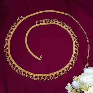 Indian Bridal Jewellery Set for <b>Women</b> Antique <b>Gold</b> Plated Tone Body Jewelry Supplier <b>Belt</b> Belly Chain Wedding Kamarbandh Set - Product Image 2