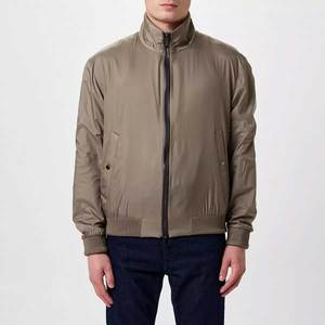 Vente en gros OEM ODM personnalisé hommes blouson aviateur Streetwear Varsity Baseball Flight Jacket léger à la mode veste d'extérieur décontractée - Product Image 2