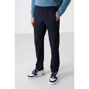 TOMMYLIFE Men's <b>Slim</b> Fit Classic Leg Black Cotton Blend Sweatpants - Comfortable <b>Jogger</b> Bottoms for Casual Wear - Product Image 2