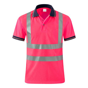 Polo de Seguridad Industrial Unisex de Alta Visibilidad, Fluorescente, Térmico, Ajustado, de Poliéster - Product Image 1