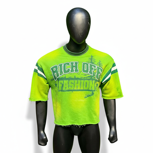 T-shirt de haute qualité 100% tissu éponge français 300 g/m² entièrement délavé au soleil pour homme et femme Impression personnalisée respirant et confortable - Product Image 1