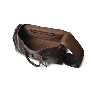 Hot Selling High Quality Genuine <b>Leather</b> <b>Duffle</b> <b>Bag</b> New Arrival Men <b>Leather</b> Travel Duffel <b>Bag</b> for Sale stylish quality - Product Image 6