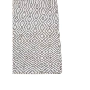 พรมโพลีเอสเตอร์ลายเรขาคณิต Abrash Ivory Flat Weaves สำหรับใช้ในบ้าน-Adpl-13009 - Product Image 4