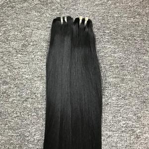 Producto de alta calidad, cabello de trama, hueso negro, paquete de cabello virgen recto, cabello crudo, un donante para mujeres - Product Image 1