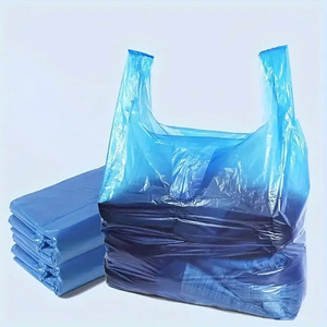 Bolso grande impreso personalizado de HDPE/LDPE para camisetas, precio barato, bolso de compras duradero para supermercado, tamaño de bolso personalizado - Product Image 2