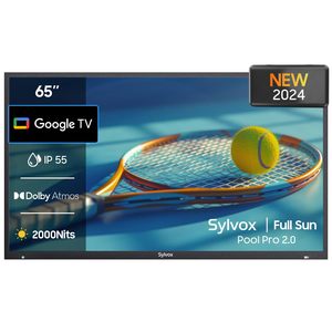 Televisor Inteligente para Exteriores de 75 Pulgadas, Resistente al Agua, 2000 Nits, Definición 4K, Resistente a la Intemperie, con Control Remoto por Voz, Frecuencia de Actualización de 120 Hz - Product Image 4