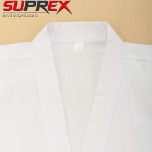 Kimono de karaté en coton blanc avec taille haute, léger, pour l'entraînement aux arts martiaux, unisexe - Product Image 3