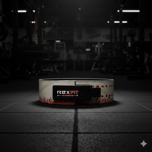 Ceinture de musculation en cuir Rexfit Sports Gym, soutien lombaire pour l'entraînement en force et en salle de sport - Product Image 1