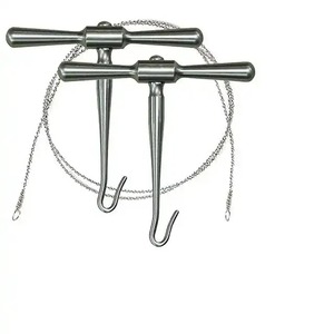 Juego de sierra ortopédica GIGLI Calidad alemana 2 manijas con cables trenzados Fuente de alimentación manual una base para instrumentos quirúrgicos - Product Image 3