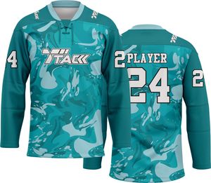 Top Trending Unisex Adulto Jersey de hockey sobre hielo hecho a medida Ropa popular de hockey sobre hielo con uniforme de tamaño de impresión por sublimación personalizada - Product Image 3