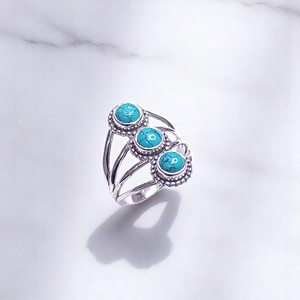 Bague Améthyste Premium Conception de pierres précieuses naturelles Bijoux en argent pour femmes - Product Image 2