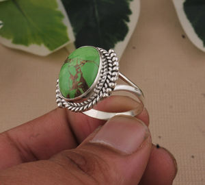 Handmade 925 Sterling Silver Ruby Oval Cut Classic Vintage <b>Statement</b> <b>Ring</b> for Women - Product Image 4