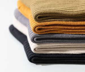 Calcetines de algodón para hombre, diseño de línea, puños acanalados, estilo informal, calcetines de negocios, Color sólido para uso diario, venta al por mayor de fábrica JZVINA - Product Image 6