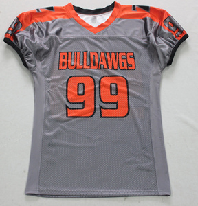Uniformes de football américain sublimation personnalisés du fabricant OEM ensembles d'équipe de maillot imprimé respirant américain personnalisable - Product Image 2