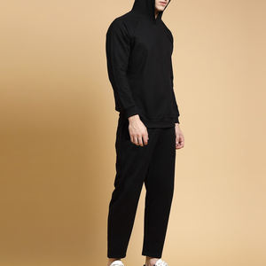 Ensemble pour hommes unisexe personnalisable pullover survêtement respirant à capuche avec logo brodé de créateur sérigraphié sur col à capuche - Product Image 5