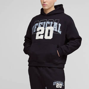 Ensemble de survêtement streetwear pour homme, deux pièces, pantalon de jogging évasé, ensemble de survêtement ample - Product Image 3