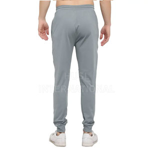 Pantalón informal ligero de verano para hombre Color personalizado Cintura alta Hecho de lona-Precio para adultos - Product Image 4
