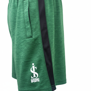 ชุดกีฬาฤดูร้อนผู้ชาย ระบายอากาศได้ดี เสื้อยืดแขนสั้นและกางเกงขาสั้น ชุดสองชิ้น ยูนิเซ็กซ์ ผ้าโพลีเอสเตอร์ผสมคอตตอน - Product Image 6