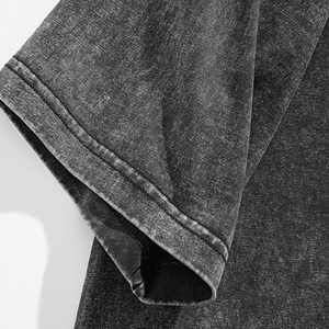 Camisetas con Lavado Ácido Más Vendidas en Línea, Nueva Llegada, Bordado Nuevo 2026, Logotipo Personalizado Impreso, Camisetas con Lavado Ácido - Product Image 3