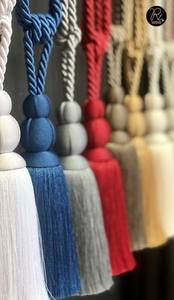 Soft Fabric Pom Pom <b>Curtain</b> Tiebacks for Kids Room and Nursery Decor Decorative <b>Curtain</b> Accessories for Window Home Interior - Product Image 4