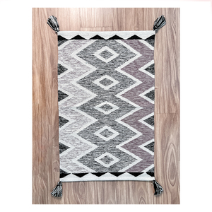 Modern Stylish Eco-Friendly Rectangle Jute Cotton <b>Rug</b> for Home Decor <b>Rustic</b> Multipurpose Runner at Low Price Washable - Product Image 2