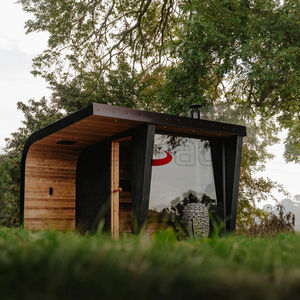 Lusso esterno camera Sauna cedro moderno in legno Spa a vapore Kit per uso commerciale - Product Image 1