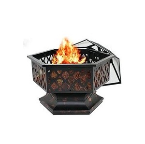 Nueva llegada forma personalizada mejor pozo de fuego de Metal de lujo pozo de fuego de Metal Color negro excelente calidad hecho a mano elegante pozo de abeto - Product Image 5