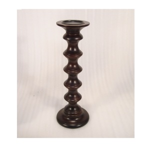 <b>Large</b> Size Solid Wood Pillar <b>Candle</b> Holder for Home Living Room Table Top Decoration Use Handcrafted Solid Wood Pillar Holder - Product Image 5