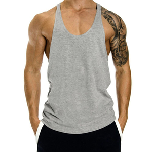 Chaleco de Yoga personalizado para hombre, Camiseta deportiva para Fitness, gimnasio, correr, Racerback, entrenamiento, camisas de Yoga, venta al por mayor - Product Image 1