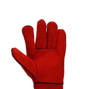Guantes de Seguridad para Soldadura de Cuero Vacuno Ignífugo para Hombre con Cierre de Tirón, Empaque Personalizado, Venta al Por Mayor 2026 - Product Image 6