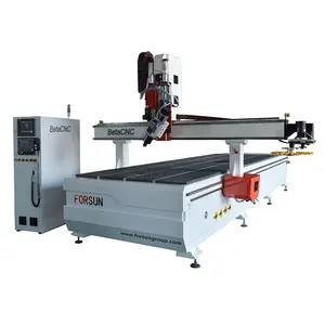 New Promotion Jinan MISHI CNC 1325 1300*2500mm 4 Axis 3d Wood Engraving CNC Router Machine