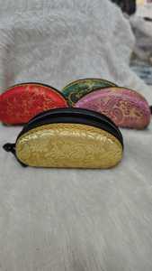 Brillen etui Bollywood Party & Indian Wedding Favor, Sonnenbrille bezug für Sangeet Mehendi Stoff Glas halter, Geschenk Näh idee - Product Image 4