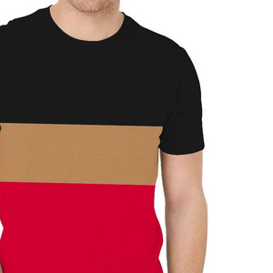 Venta al por mayor de Camisetas Personalizadas para hombre de manga corta de gran tamaño 250Gsm algodón pesado estambre tela 100% algodón - Product Image 5