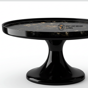 Handcrafted Resin <b>Cake</b> Stand Elegant Dessert Display Pedestal Round Serving Stand for Parties and Events - Product Image 3