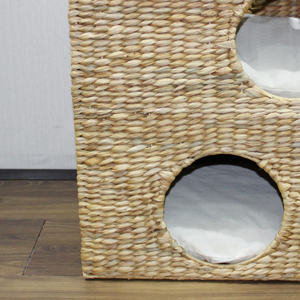 Lits pour chats Artex Dong Thap, maison pour chatons d'intérieur, tissage à la main en rotin, grotte pour chat, cube pour animaux de compagnie, maisons pour chats - Product Image 3