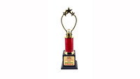 Trofeo de Cristal y Vidrio de Diseño de 3 Estrellas con Grabado para Marca Corporativa, Decoración de Oficina, Pedidos al por Mayor