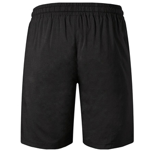 Pantalones Cortos Bermuda Deportivos Casuales para Hombre, Negros, de Secado Rápido, Tejidos en Poliéster, con Cordón Amarillo y Bolsillos con Cremallera, Cintura Media - Product Image 5